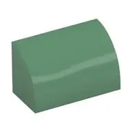 BRICK 1X2, OUTSIDE HALF BOW