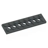 PLATE 2X8 W. HOLES