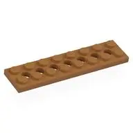 PLATE 2X8 W. HOLES