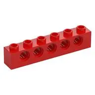 BRICK 1X6, Ø4,9