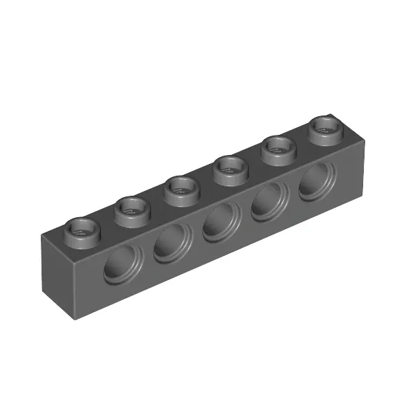 TECHNIC BRICK 1X6, Ø4,9