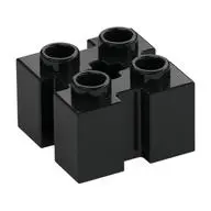 BRICK 2X2 W/GROOVE A.CR.HOLE
