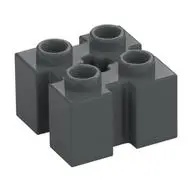 BRICK 2X2 W/GROOVE A.CR.HOLE