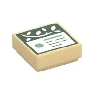 FLAT TILE 1X1, NO. 324