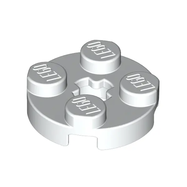PLATE 2X2 ROUND