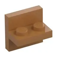 PLATE 1X2 W/ VERT. TUBE