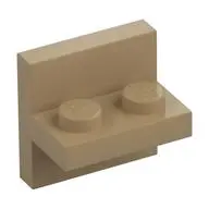 PLATE 1X2 W/ VERT. TUBE