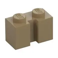 BRICK 1X2 W. GROOVE