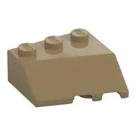 LEFT ROOF TILE 3X3, DEG. 45/18/45