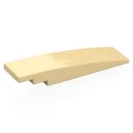 BRICK 2X8,OUTSIDE BOW,W/ CUT OUT,NO. 1