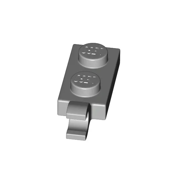 PLATE 2X1 W/HOLDER,VERTICAL