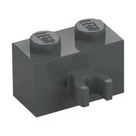 BRICK 1X2 W. HORIZONTAL HOLDER