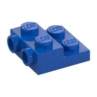 PLATE 2X2X2/3 W/ 2. HOR. KNOB