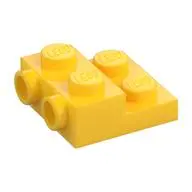 PLATE 2X2X2/3 W/ 2. HOR. KNOB