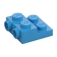 PLATE 2X2X2/3 W/ 2. HOR. KNOB