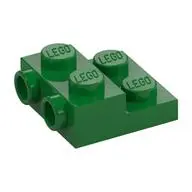 PLATE 2X2X2/3 W/ 2. HOR. KNOB