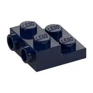 PLATE 2X2X2/3 W/ 2. HOR. KNOB