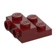 PLATE 2X2X2/3 W/ 2. HOR. KNOB
