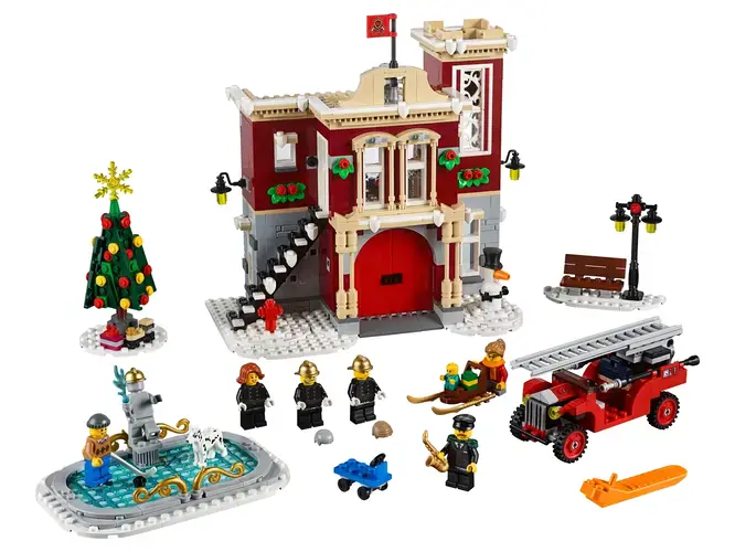 Winter Village Fire Station 10263