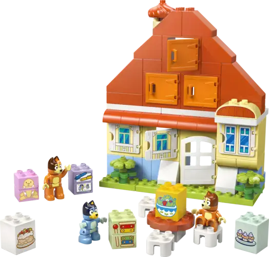 Bluey's Family House with Memory Game