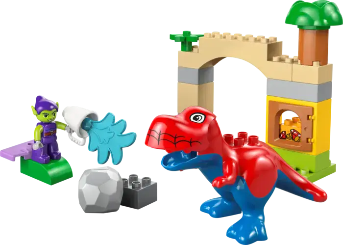 Dinosaur Spidey-Rex vs. Green Goblin
