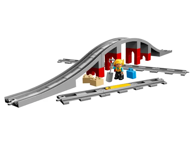 Train Bridge and Tracks 10872