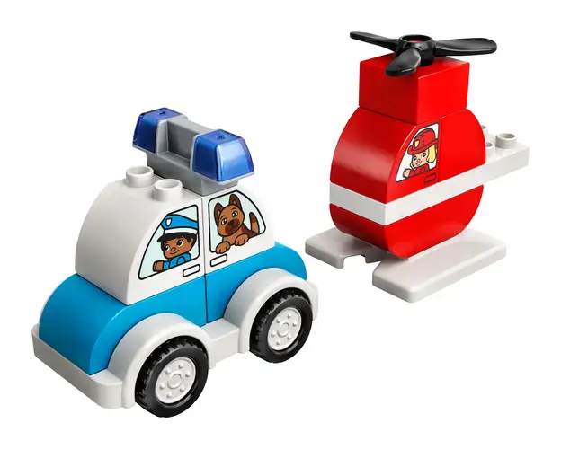 Fire Helicopter & Police Car 10957