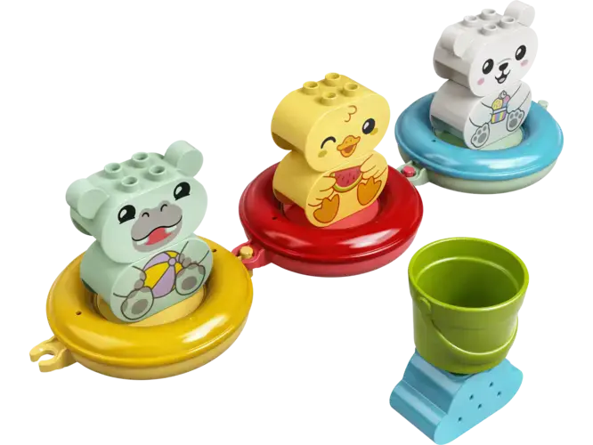 Bath Time Fun: Floating Animal Train