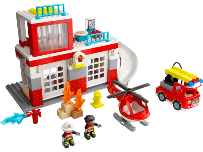 Fire Station & Helicopter 10970