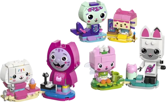 Gabby's Brick-Built Cat Friends