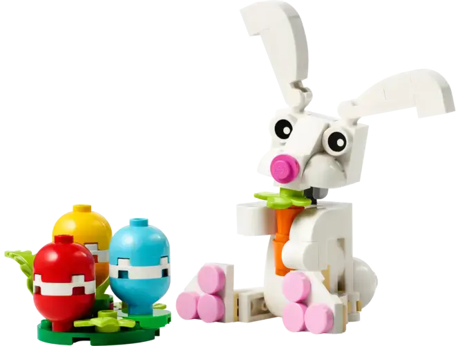Easter Bunny with Colorful Eggs 30668