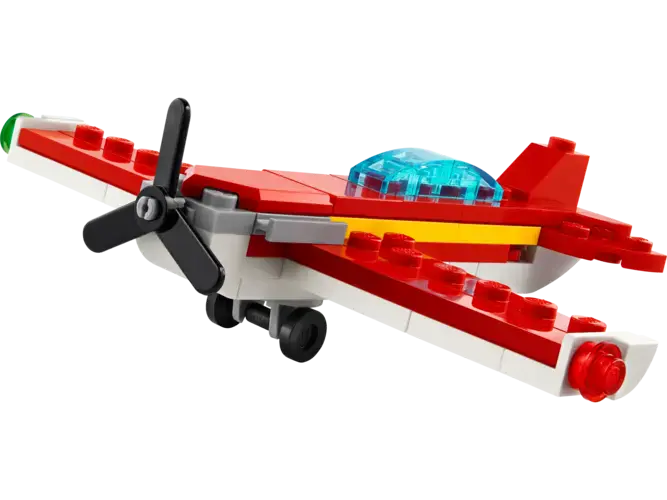 Iconic Red Plane & Police Off-Road Buggy Car 30669