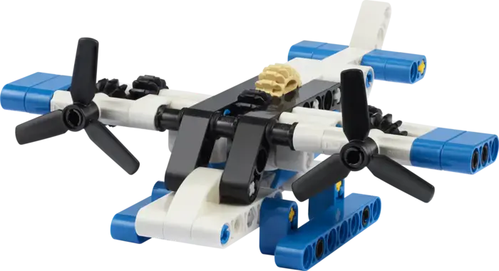 White Seaplane 30736