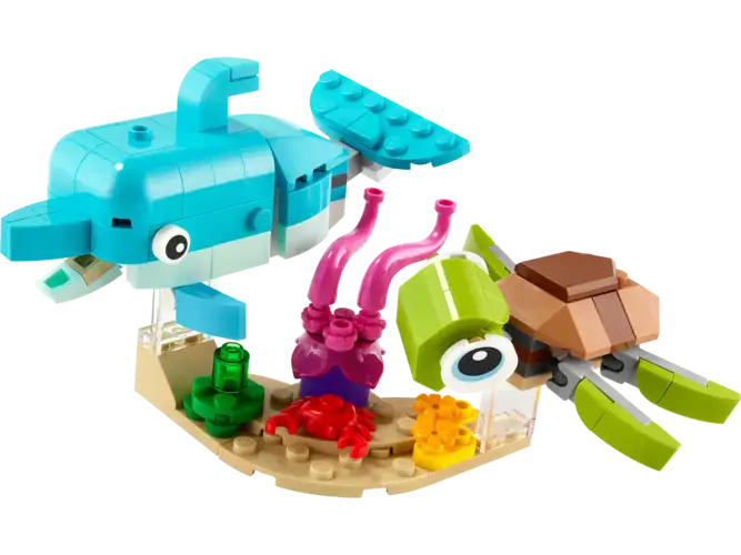 Dolphin and Turtle 31128