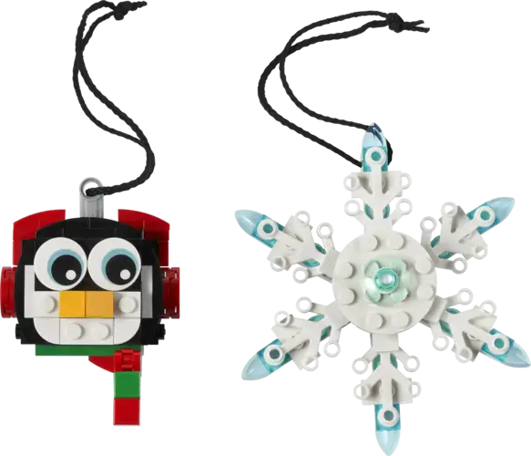 Penguin & Snowflake Christmas Ornament 40572