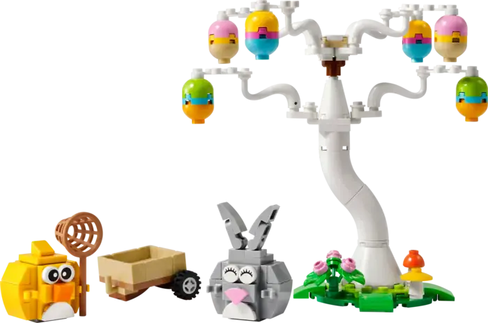 Easter Bunny and Chick Egg Hunt