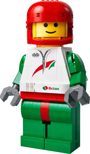 Up-Scaled Racing Driver Minifigure
