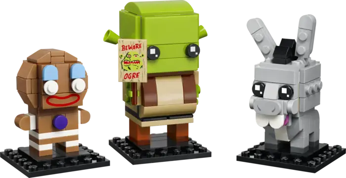 Shrek, Donkey & Gingy Figures