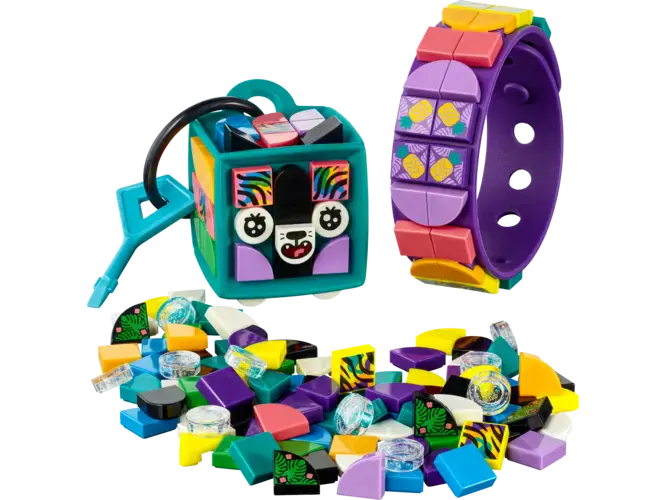 Neon Tiger Bracelet & Bag Tag 41945