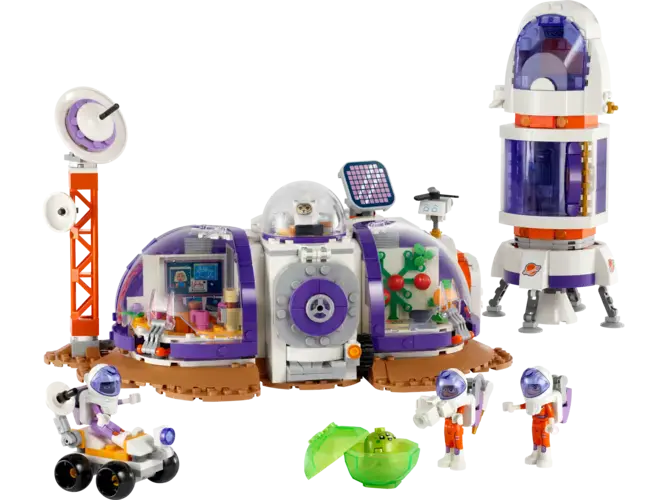 Mars Space Base and Rocket 42605