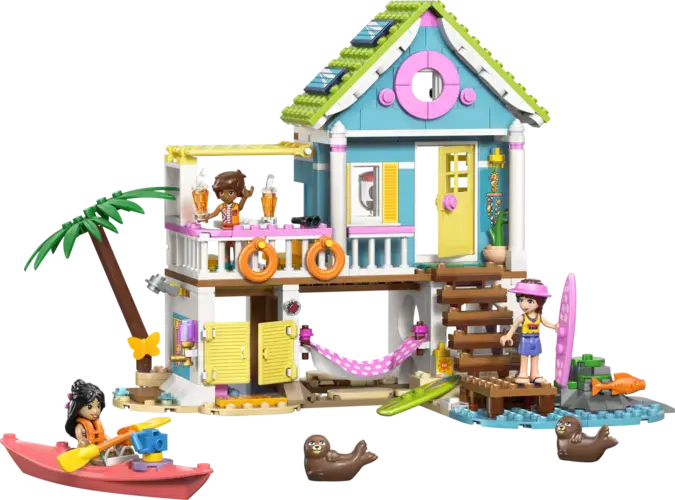 Beach House with Seals