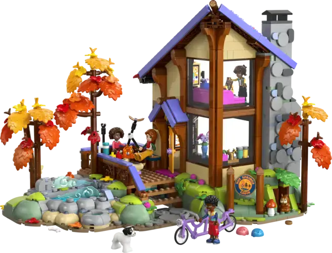 Cozy Fall Forest Cabin
