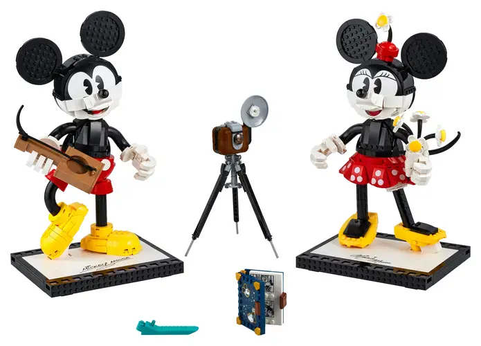 Mickey Mouse & Minnie Mouse Buildable Characters 43179