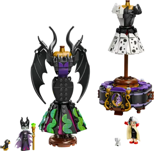 Maleficent's and Cruella De Vil's Dresses