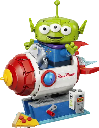 Alien with Pizza Planet Rocket Ride