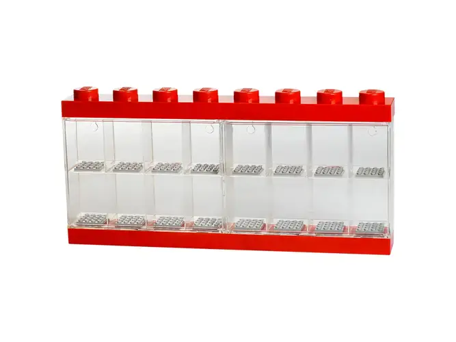 LEGO® Minifigure Display Case 16 – Red 5004892
