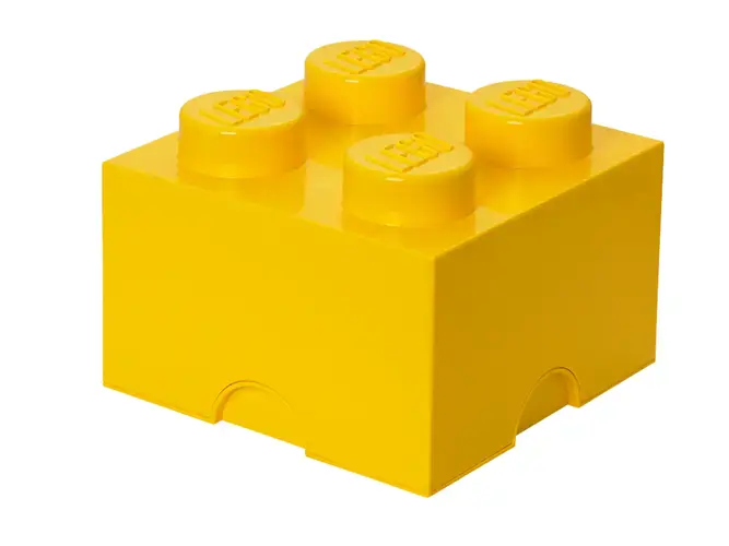 LEGO® 4-stud Yellow Storage Brick 5004893