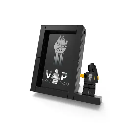 Free Exclusive LEGO® Black Card Display Stand 5005747