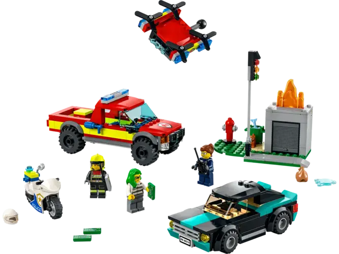 Fire Rescue & Police Chase 60319