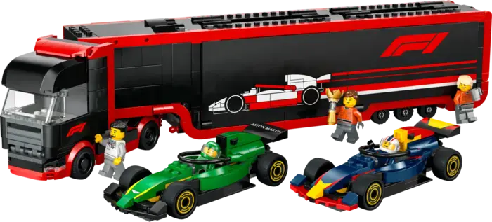 F1® Truck with RB20 & AMR24 F1® Cars